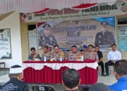 Gelar Press Release Akhir Tahun 2025, Kapolres Barsel: Angka Kriminalitas Menurun 15, 24 Persen