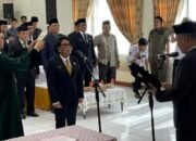 Bupati Eddy Raya Samsuri Lantik Kadis PUPR Sebagai Pj Sekda Barsel