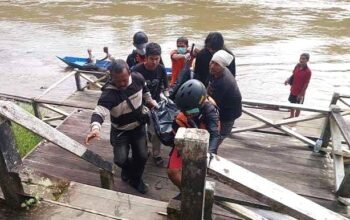 Pemancing Tenggelam di Sungai Kinipan Ditemukan, Setelah Tiga Hari Pencarian