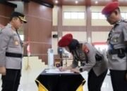 Kapolres Barsel Pimpin Sertijab Sejumlah Pejabat Utama dan Kapolsek Jajaran
