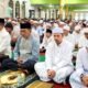 Wabup Barsel dan Ribuan Jamaah Shalat Idul Fitri di Masjid Agung Baiturrahman Buntok