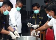 Polda Kalteng Musnahkan 5,43 Kg Sabu dan 412 Butir Ekstasi, 21 Tersangka Diamankan