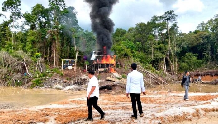 Dinilai Rusak Lingkungan dan Meresahkan, Polres Barut Tertibkan Aktivitas PETI