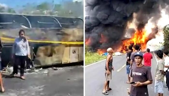 Tabrakan Maut Bus ALS Vs Truk Tangki BBM di Muratara: 16 Tewas, 3 Luka Bakar