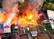 Empat Rumah Warga di Katingan Terbakar, Kerugian Capai Ratusan Juta Rupiah