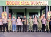 Perkuat Sinergitas Demi Stabilitas Kamtibmas, Kapolres Barsel Kunjungi Makodim 1012/Buntok