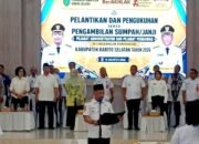213 Pejabat Barsel Dilantik, Bupati Tekankan Kinerja, Integritas dan Profesionalisme ASN
