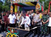 Gubernur Kalteng Resmi Pancang Tiang Perdana Huma Betang Terbesar di Dunia