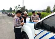 Satlantas Polres Kapuas Tindak 23 Pelanggar Balap Liar dan Motor Berknalpot Brong