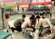Perkuat Koordinasi Kegawatdaruratan, Rumkit Bhayangkara Palangka Raya Gelar Simulasi Code Blue